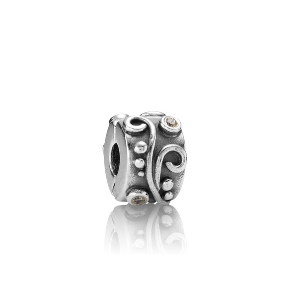 Pandora Jewelry - Pandora Tendril Champagne Clip Charm *Retired*